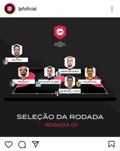 Liga Paulista divulga seleo da rodada 1