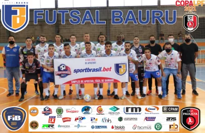 COPA LPF 2021  Futsal Bauru/FIB/Sportbrasil.bet vence em sua estreia jogando no Duduzo