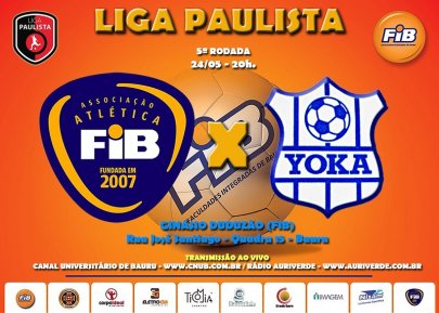 Segundo jogo da A.A. FIB em Bauru pela Liga Paulista ter� transmiss�o ao vivo