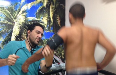 Jogadores da�A.A. FIB passam por avalia��o cardiol�gica