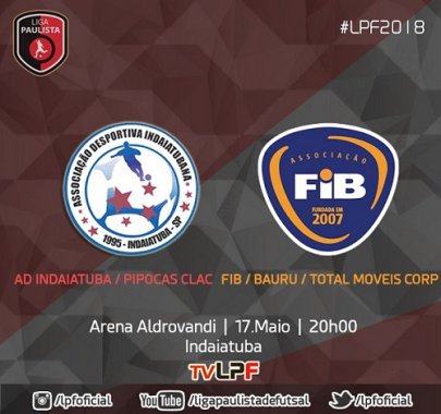 AA FIB/Total M�veis e AD Indaiatuba ter� transmiss�o ao vivo da TV LPF