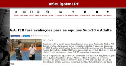 Avalia��es da A.A. FIB repercutem na m�dia