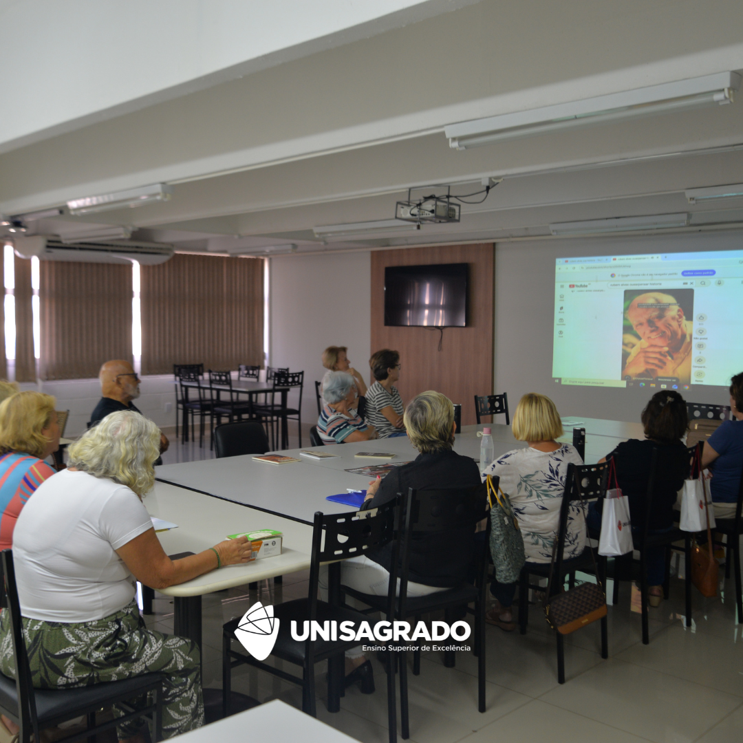 Espa�o Liter�rio UATI: reflex�o sobre os escritos de Rubem Alves | 22/04