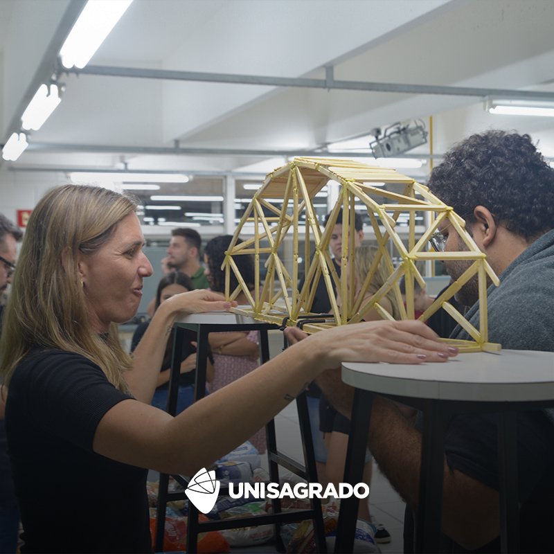 Engenharia El�trica, Mec�nica e Produ��o: Desafio das Pontes + Arrecada��o de Alimentos