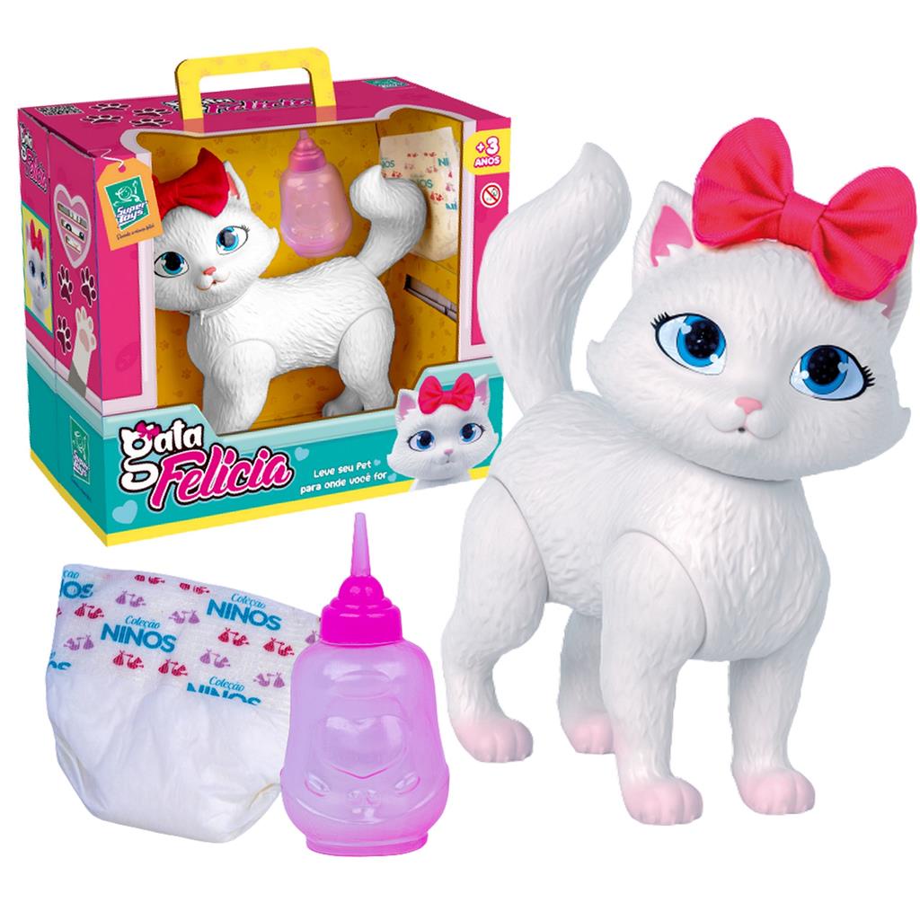 Brinquedos - Boneca Gata Felícia Faz Xixi - Super Toys - Loja Virtual ...