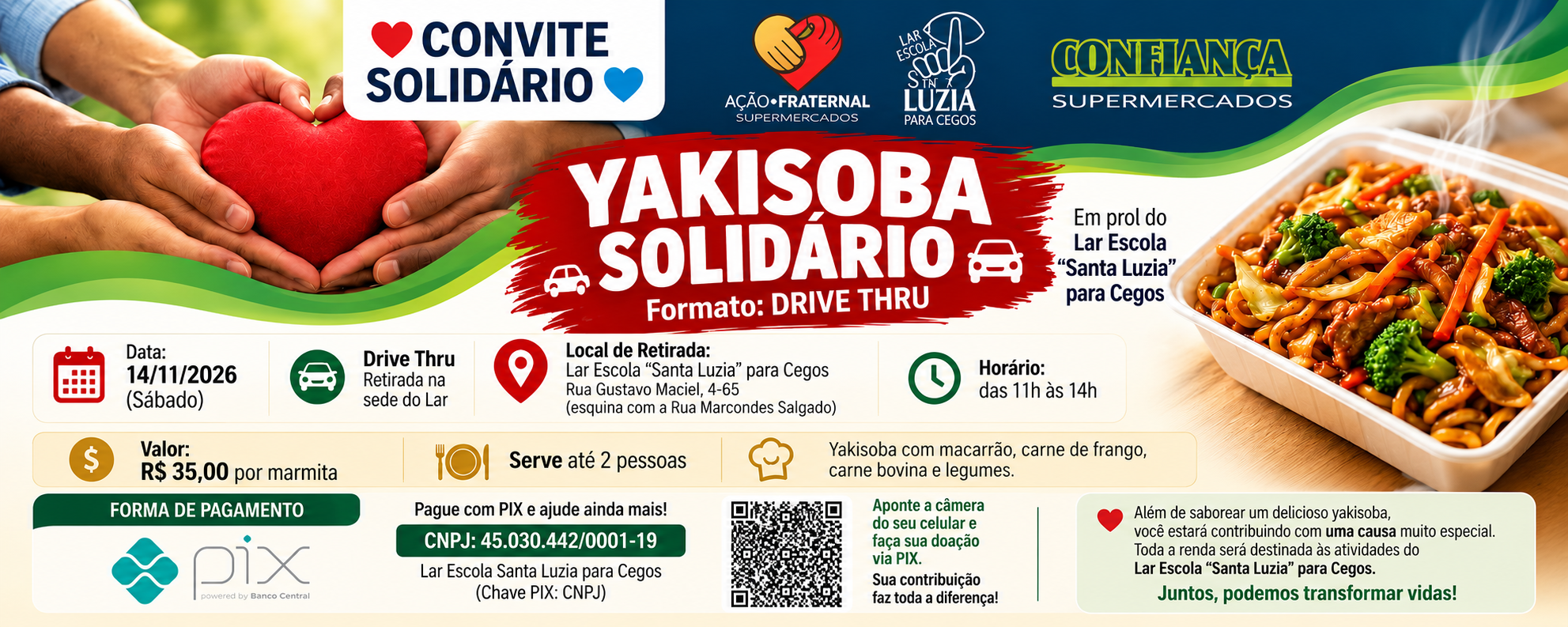 Yakisoba Solid�rio - Lar Escola Santa Luzia