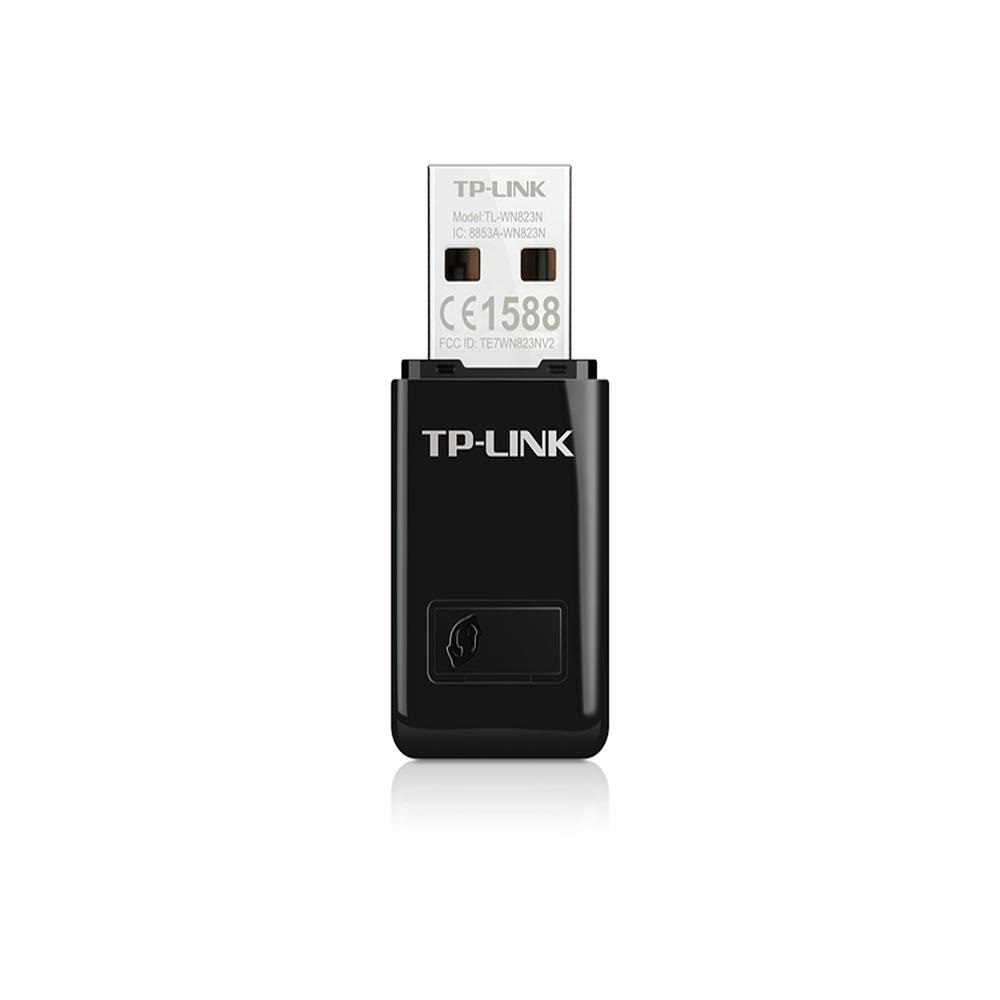 Rede - Mini Adaptador TP-Link USB Wireless N300Mbps - TL-WN823N