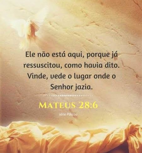 Mateus 28:6