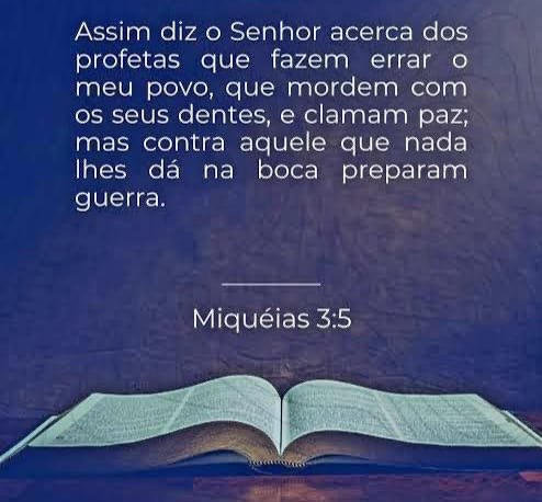 Miqu�ias 3:5