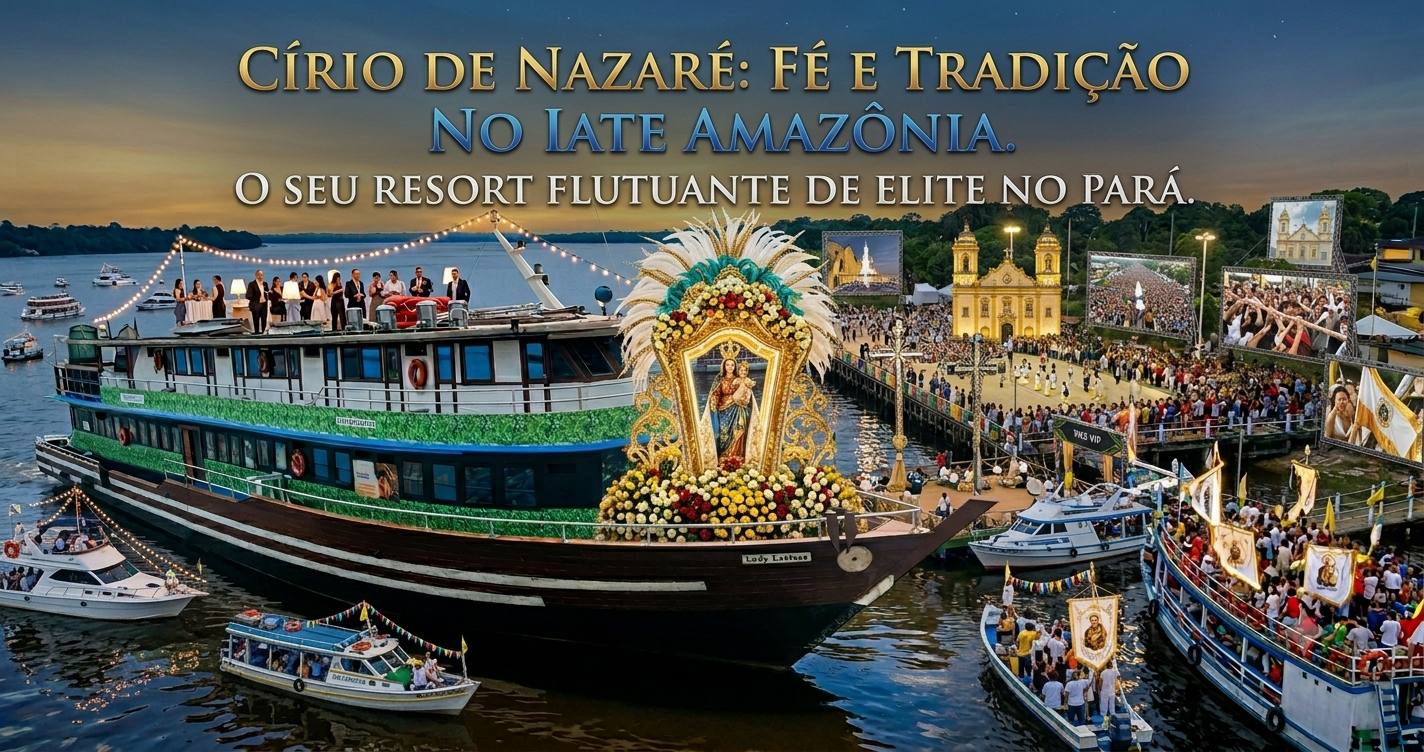 C�rio de Nazar� VIP: F�, Devo��o e a Exclusividade de um Resort Flutuante