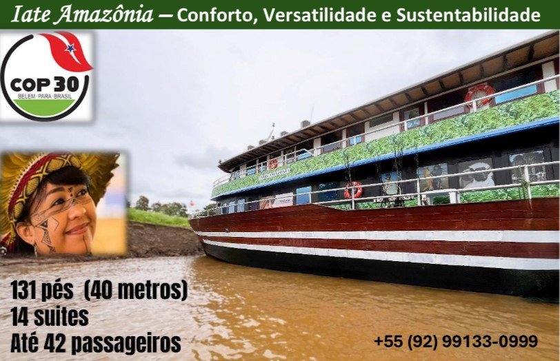 Imagem do pacote COP30 - IATE AMAZNIA LADY LARISSA hospedagem VIP All Inclusive