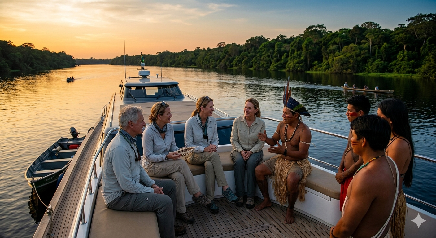 Ecoturismo de Luxo na Amaz�nia: Expedi��es Exclusivas a Bordo do Iate Amaz�nia