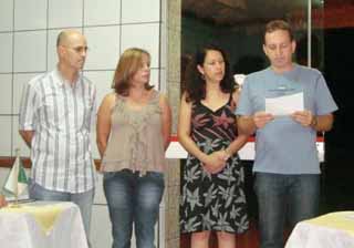 P1-Apresentação dos novos associados, Ferrazini e Rita pelo padrinho CL Wilson e CaL Luciene.