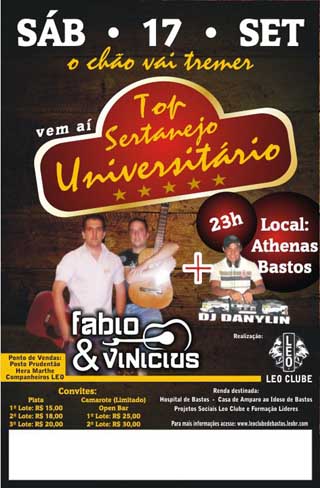 top sertanejo universitário