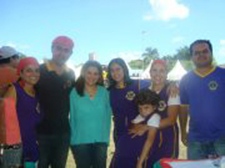 13 Companheiros e a professora Fátima Rabah - diretora da FATEC Garça