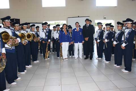 1 DG JUNIOR MENDES, CAL CARLA COM A BANDA MARCIAL DE MIRANDÓPOLIS
