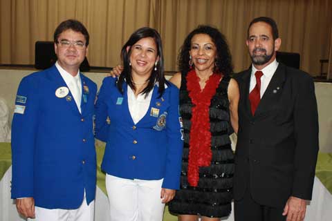 3 DG OSVALDO, CAL CARLA, CAL TEREZA E CL SEBASTIÃO CANATTO, PRESIDENTE DO LC DE MIRANDÓPOLIS