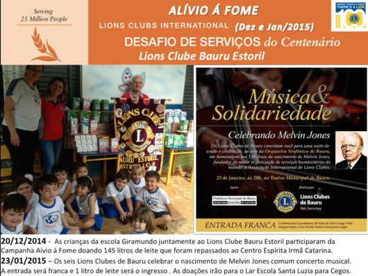 ALÍVIO A FOME DESAFIO CENTENÁRIO LIONS ESTORIL_530x398
