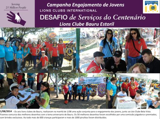 CAMPANHA ENGAJAMENTO DE JOVENS DESAFIO CENTENÁRIO LIONS ESTORIL_530x396