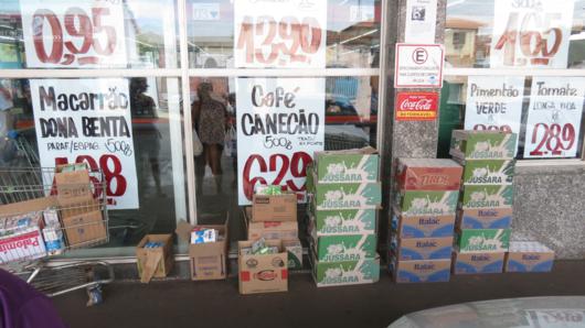 Total 573 litros arrecadados.