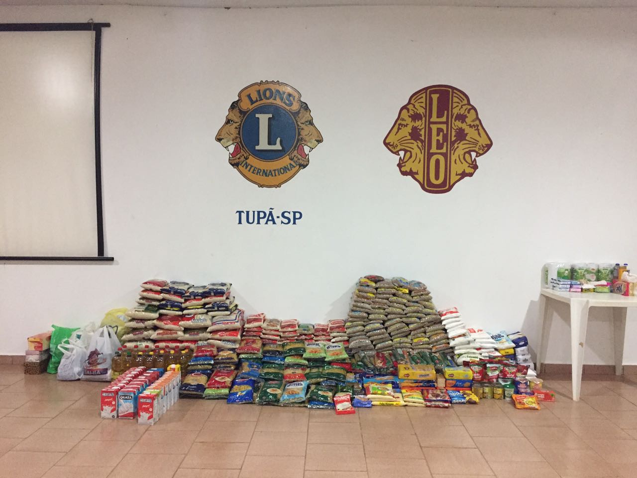 arrecadação de alimentos
