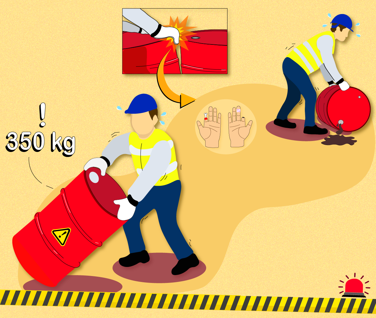 Qual equipamento usar para transportar tambores e bombonas?