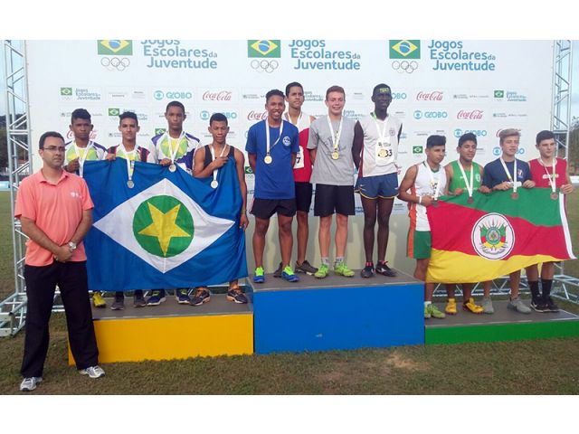 Atleta da ABDA Atletismo conquista ouro nos Jogos Escolares da Juventude