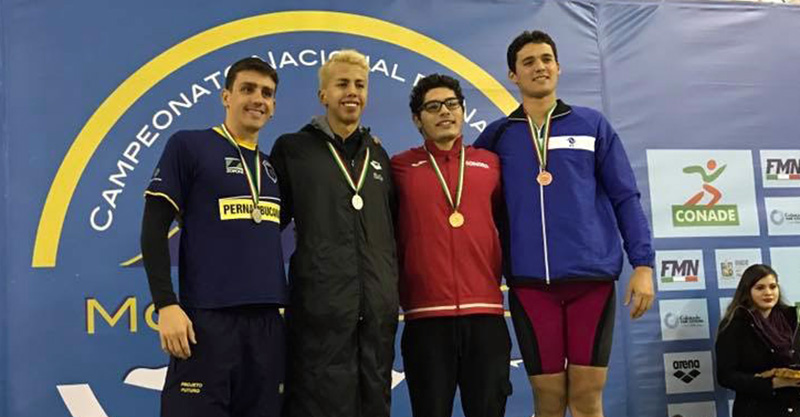 Atleta da ABDA fatura medalha de prata no Campeonato Nacional Mexicano de Natao