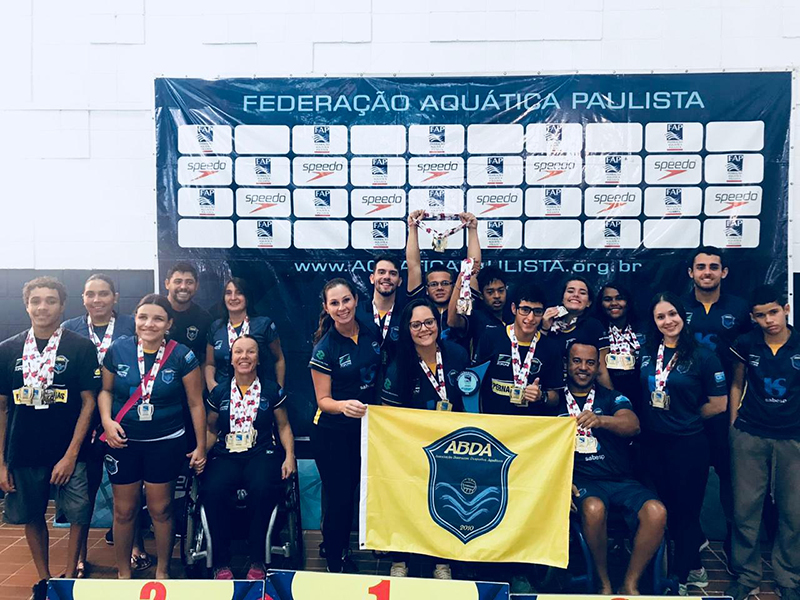 Equipe paralmpica da ABDA  campe geral no II Open Paulista FAP