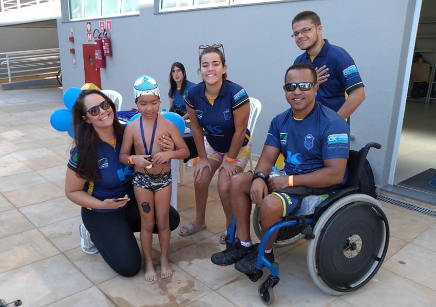 ABDA organizou o 1 Festival Interno Paralmpico - festival arena abda setembro - prof. Rayssa e atletas Cadu, Ana Laura, Matheus, Sonia e o kids Antonio