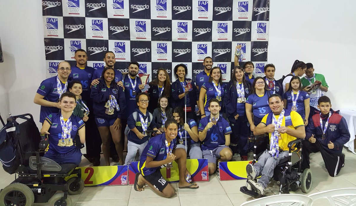 ABDA  vice-campe no Paulista de Paranatao com 56 medalhas