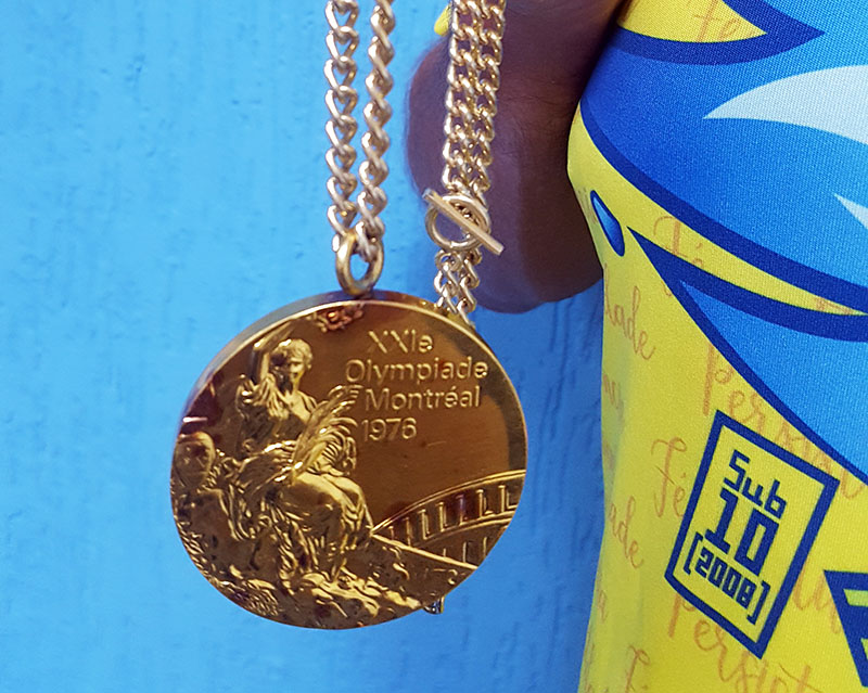 A medalha de ouro na Olimpada de Montreal  uma das maiores conquistas