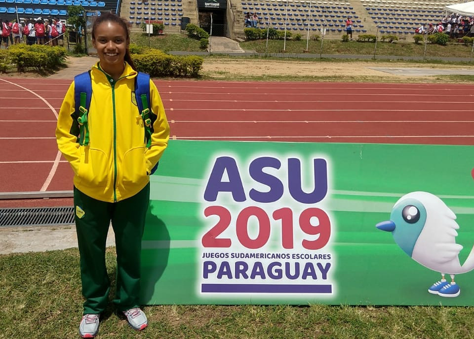Atleta da ABDA fica em 4 no revezamento dos Jogos Sul Americanos Escolares