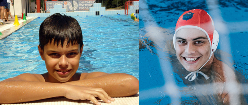Luan comeou a jogar polo aqutico aos 10 anos e foi campeo em diversas competies
