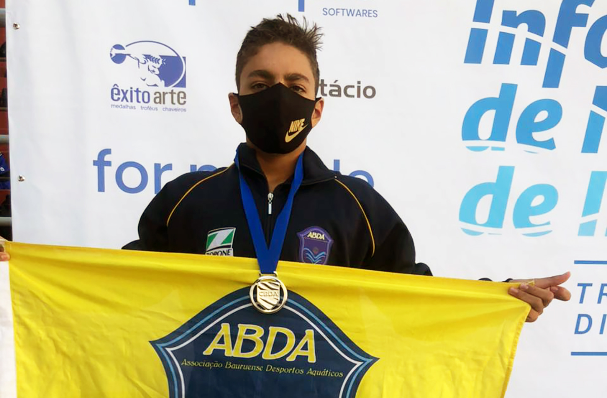 Atleta da ABDA  vice-campeo brasileiro dos 200m peito