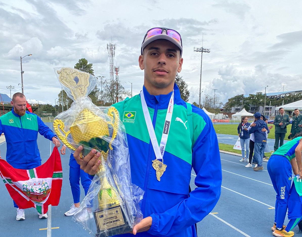 Atleta da ABDA conquista medalha de ouro no Campeonato Sul-Americano Sub-20