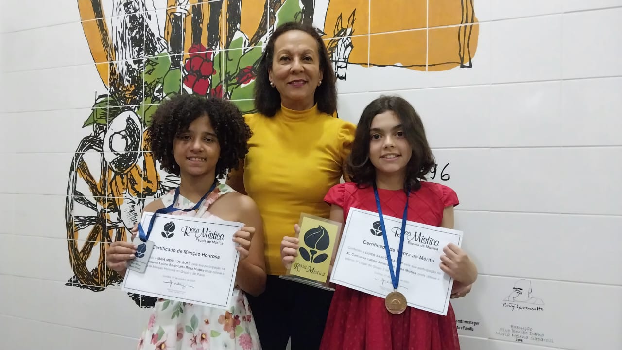Alunas da ABDA Filarmnica so premiadas no Concurso Latino-Americano de Piano