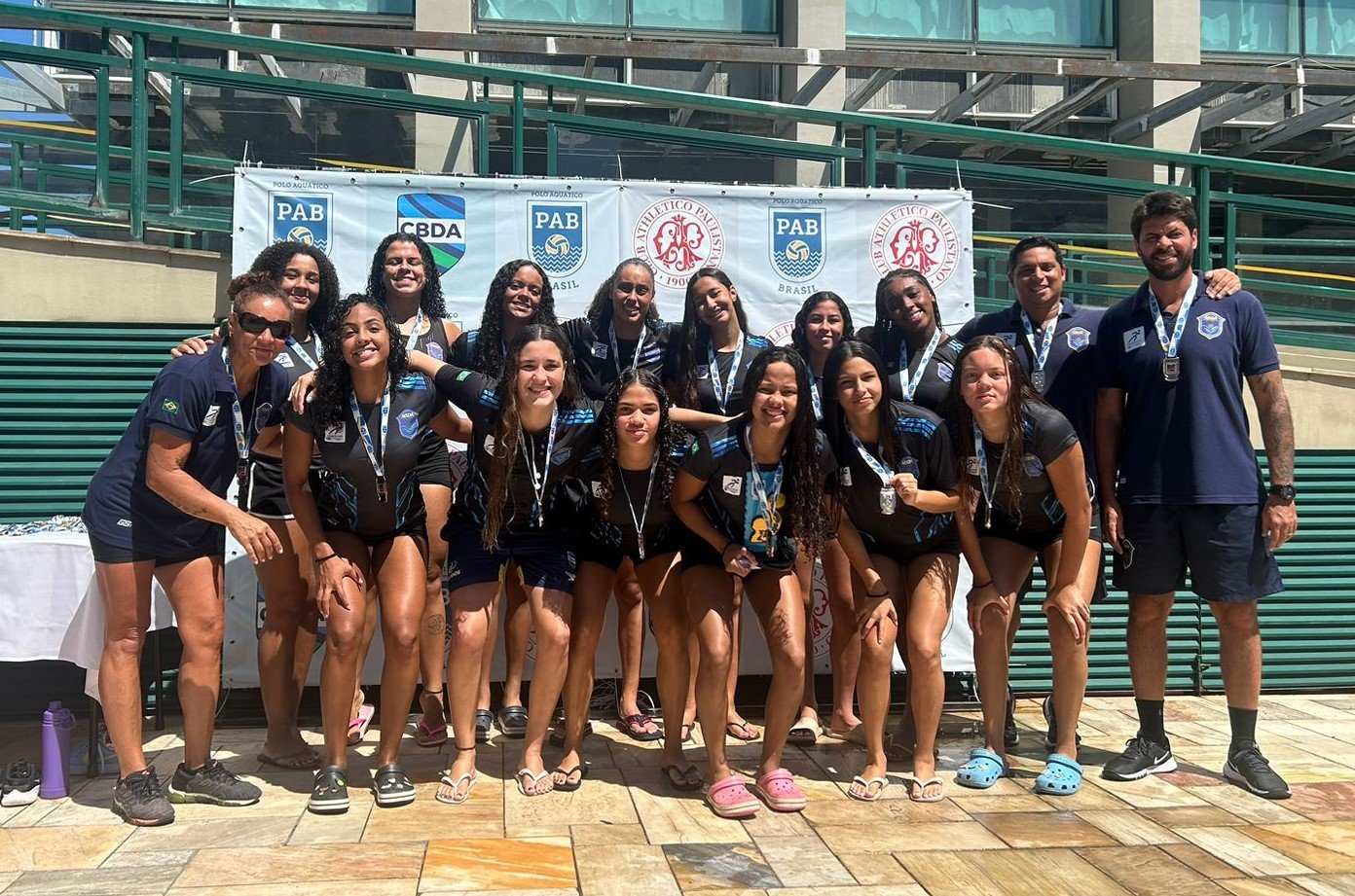 ABDA  vice-campe feminina da Copa Sub-20 de polo aqutico
