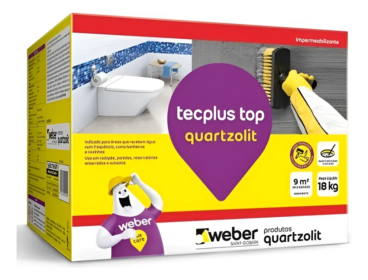 TECPLUS TOP 18 KG IMPERMEABILIZANTE  QUARTIZOLIT