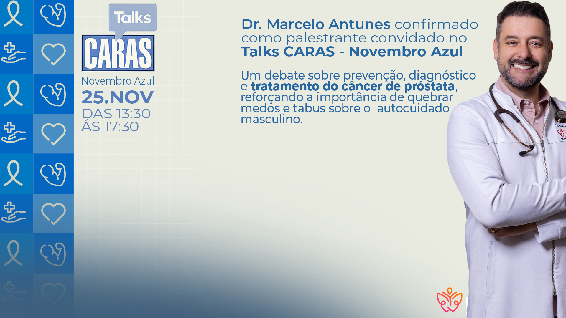 Dr. Marcelo Antunes na Caras Talks