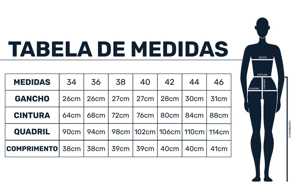 Tabela de Medidas