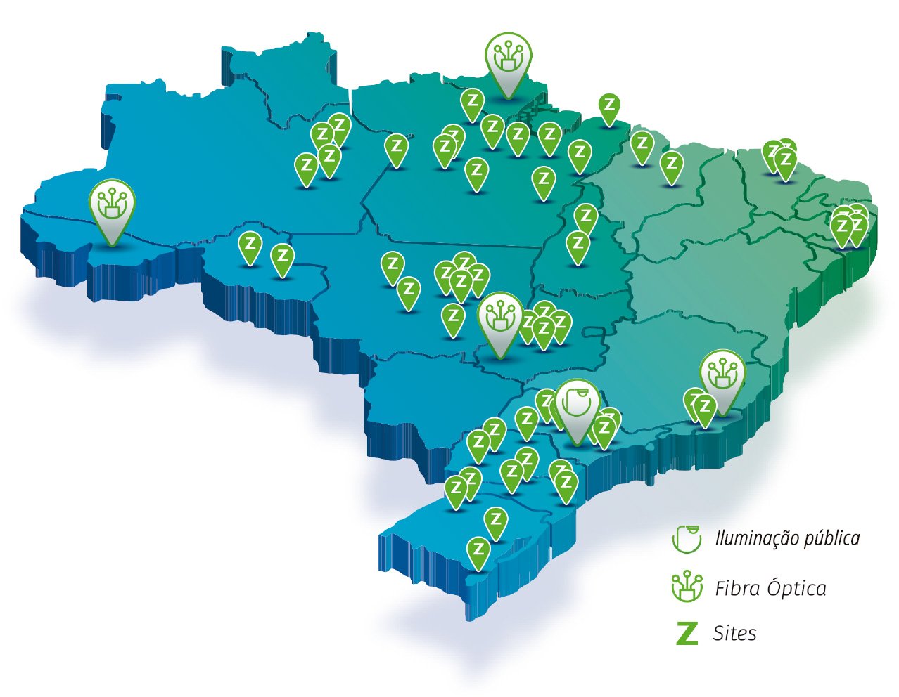 Mapa ZSites