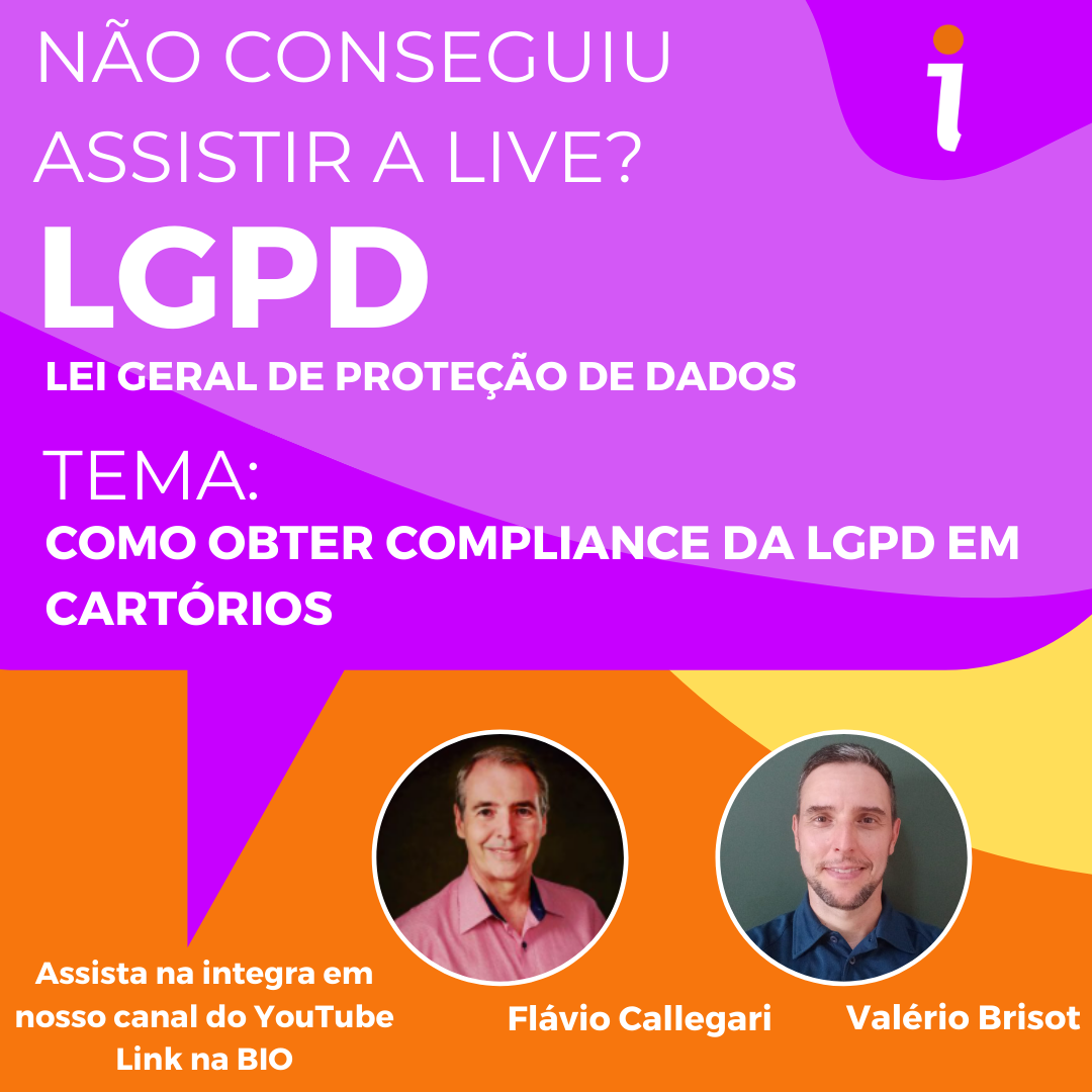 LIVE Completa - Como obter compliance da LGPD em cartrios