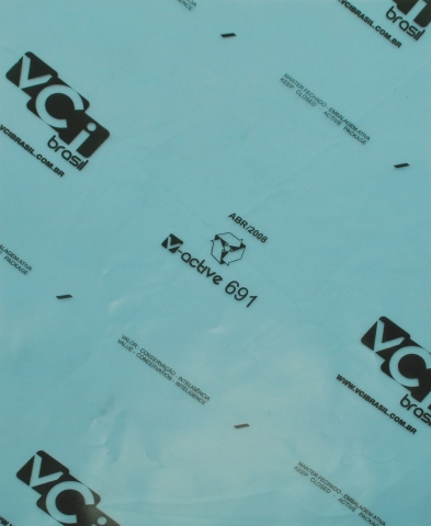 VCI Film FPE691 80micra (VCI – Volatile Corrosion Inhibitor Packaging), Foto 1