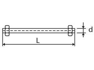 Desenho tcnico Tirantes